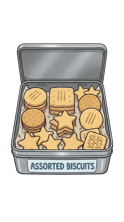 Open Biscuit Tin